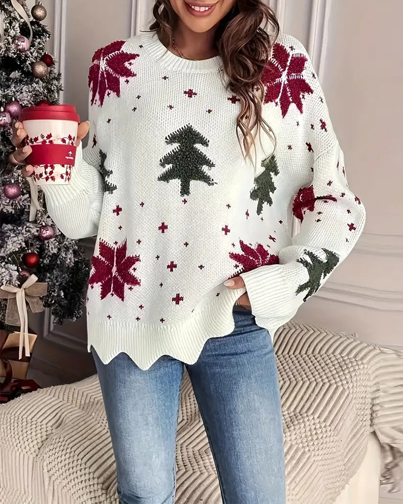 Andrea's™ | Pullover Weihnachtsbaum Design