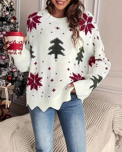 Andrea's™ | Pullover Weihnachtsbaum Design