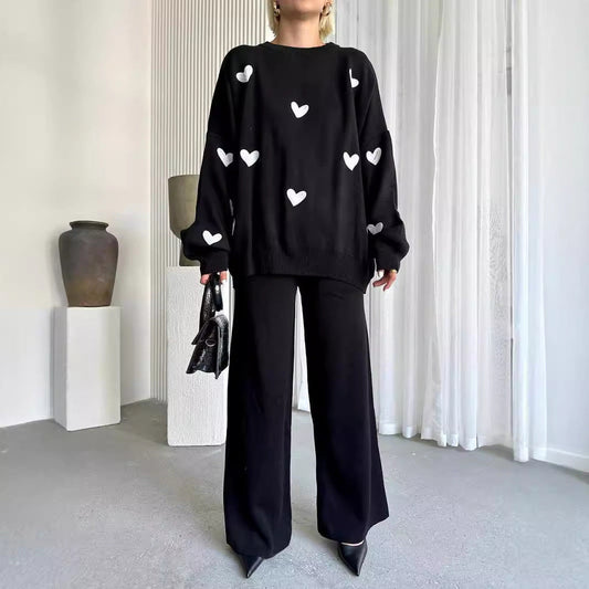 Schickes Herzstrickset von Andrea Serena