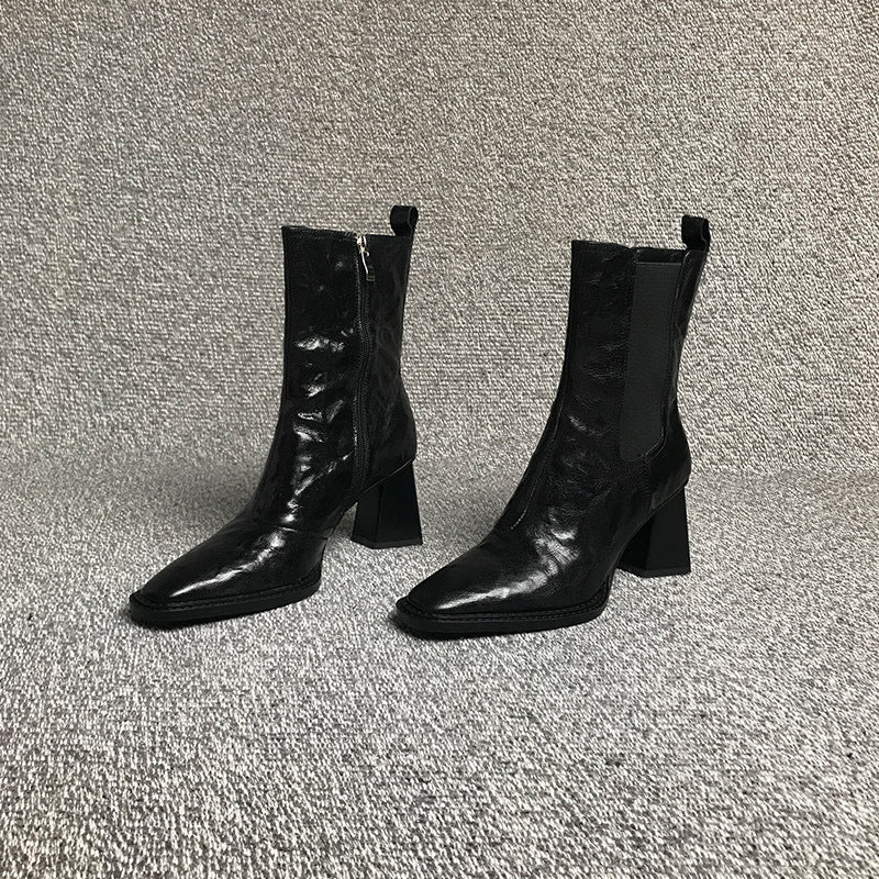 Andrea's™ | Damenstiefel mit Blockabsatz