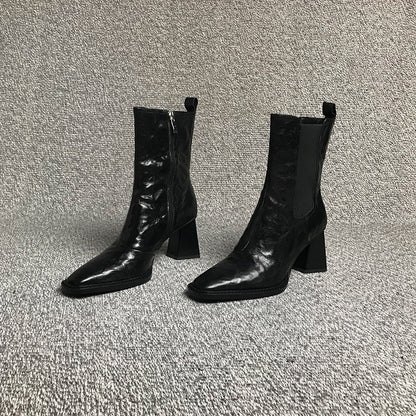 Andrea's™ | Damenstiefel mit Blockabsatz