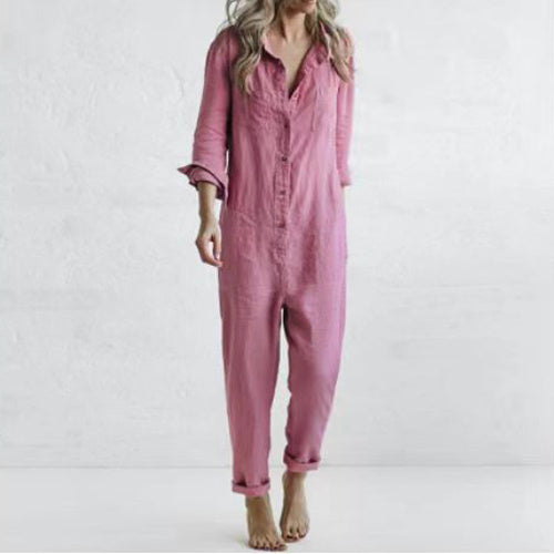 Andrea's™ | Jumpsuit mit Knöpfen