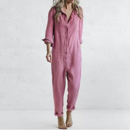Andrea's™ | Jumpsuit mit Knöpfen