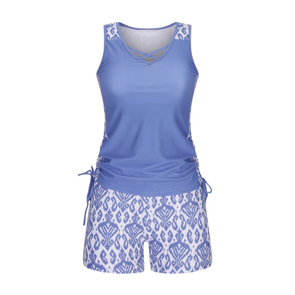 Andrea's™ | Tankini mit Muster-Shorts