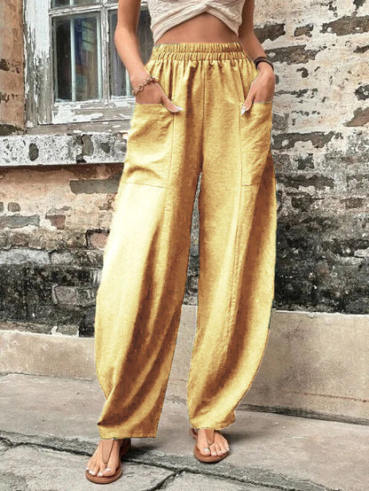 Andrea Serena Haremshose mit bequemer Passform und Taschen