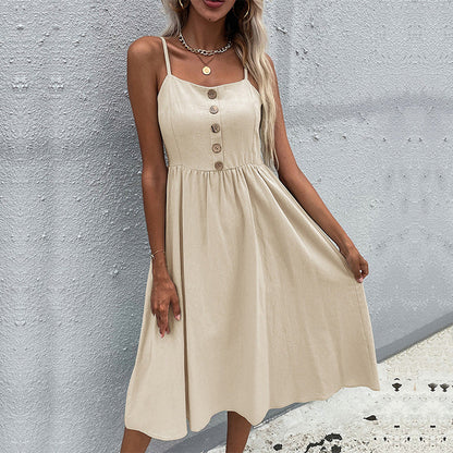 Elegantes Midi-Sommerkleid aus der Andrea Serena Sommerkollektion
