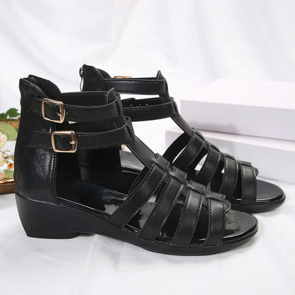 Elegante Keilsandalen mit Hohlsaum von Andrea Serena