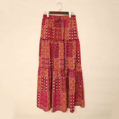 Maxirock von Andrea Serena mit Boho-Print