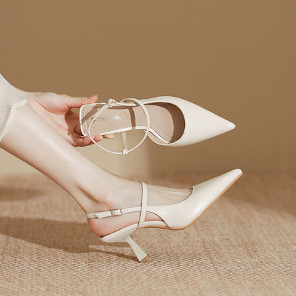 Elegante Andrea Serena Sandalen mit spitzer Zehenpartie und hohem Absatz