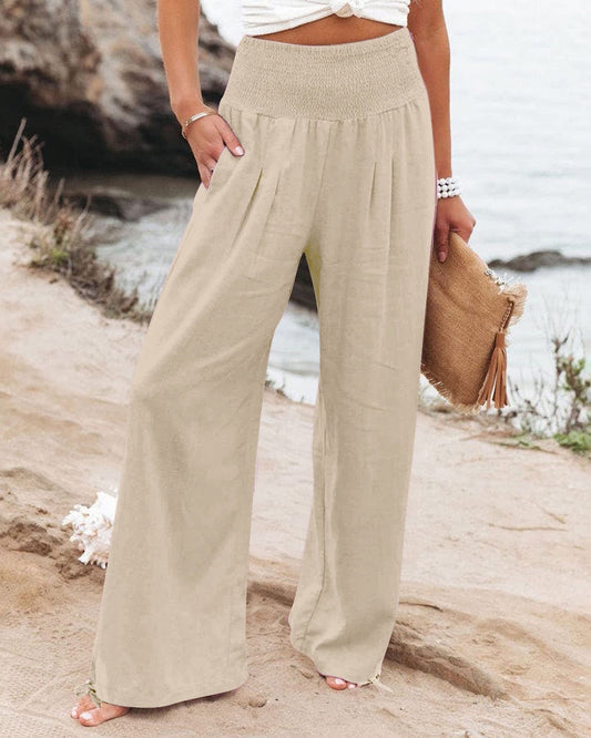 Relaxed Fit Andrea Serena Drawstring Pants