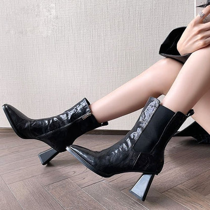 Andrea's™ | Damenstiefel mit Blockabsatz