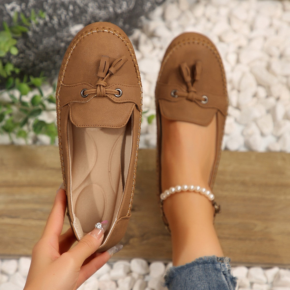 Klassischer Komfort: Andrea Serena Damen-Loafer