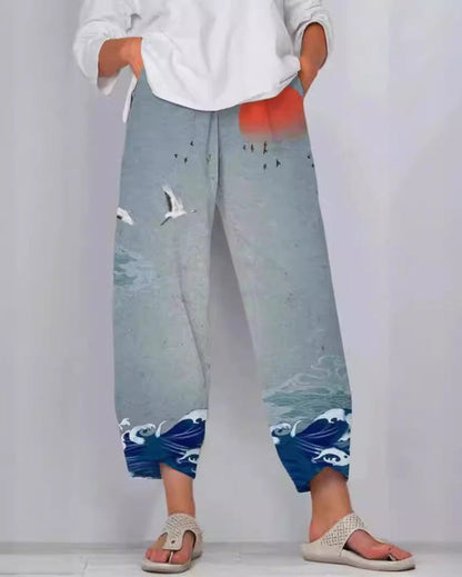 Artful Linen Andrea Serena 3D-Musterhose