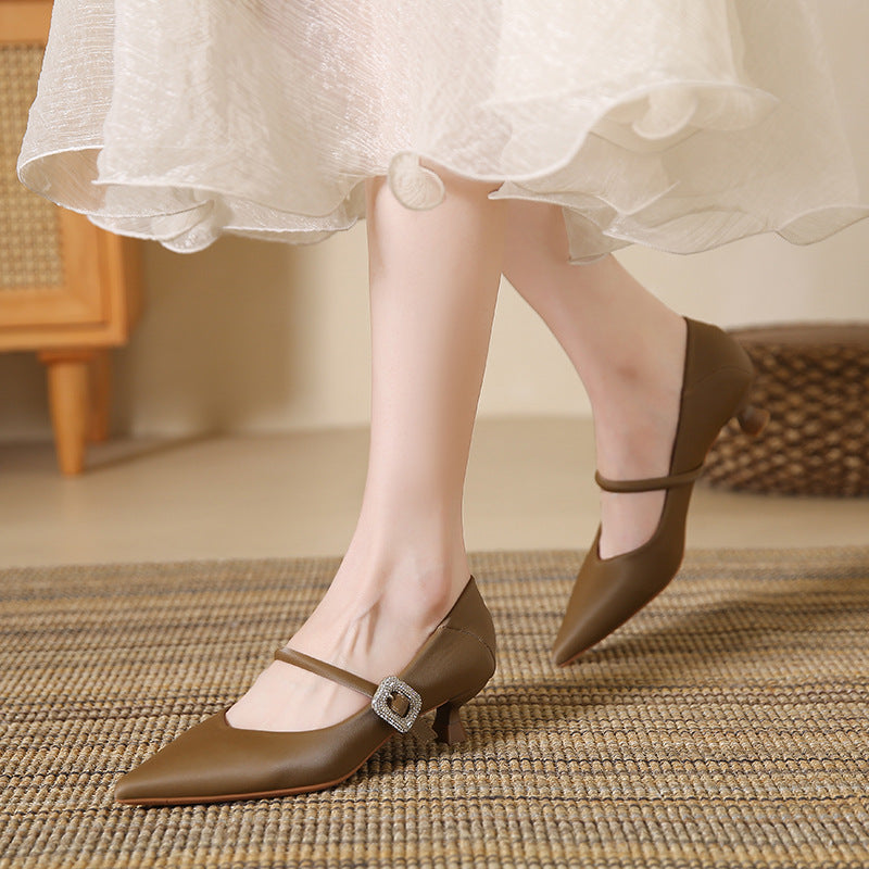 Elegant Rhinestone Heels by Andrea Serena