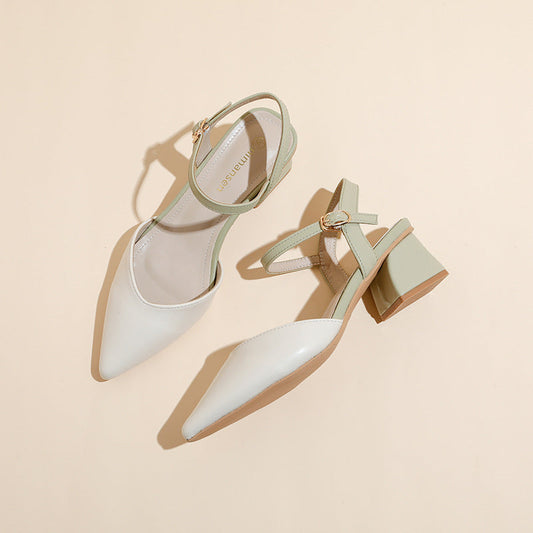 Elegante Pumps mit Blockabsatz von Andrea Serena