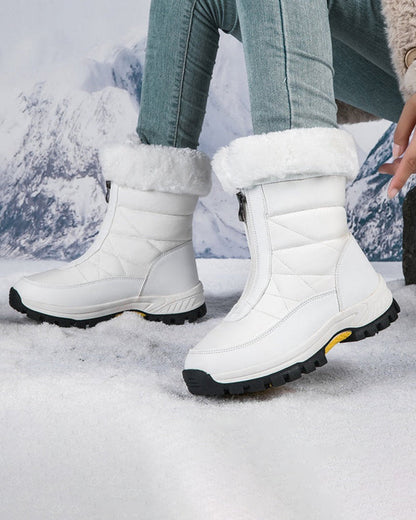 Andrea's™ | rutschfeste warme Schneestiefel mit Reißverschluss für Damen