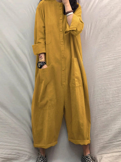 Lässiger Jumpsuit mit mehreren Taschen von Andrea Serena
