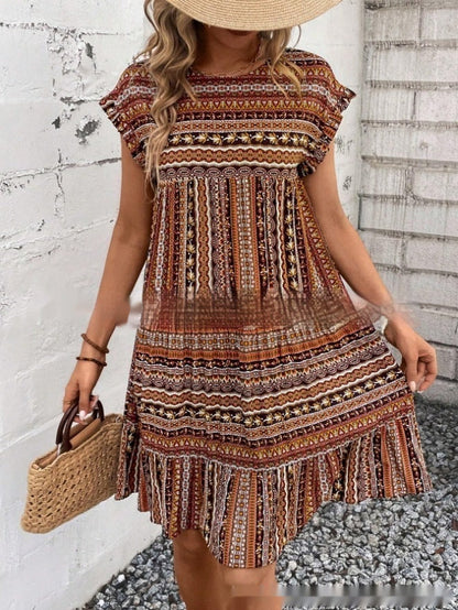Boho-Patchwork-Sommerkleid von Andrea Serena