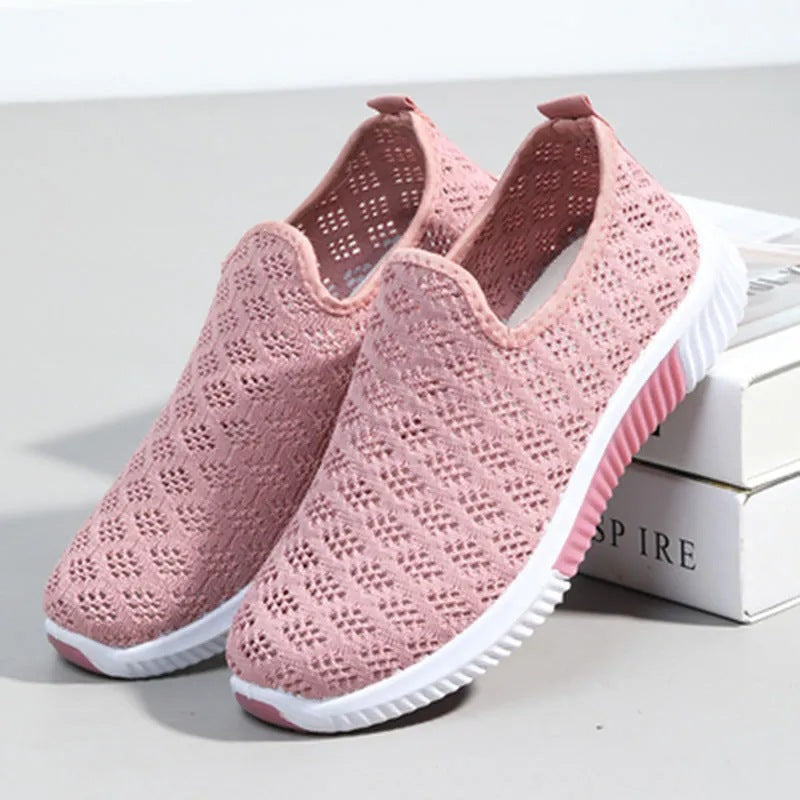 Atmungsaktive Andrea Serena Alltags-Slipper aus Mesh