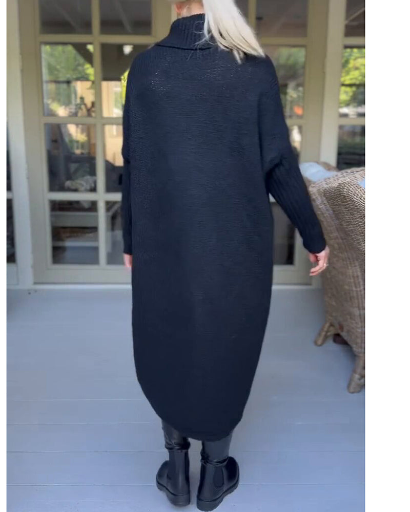 Andrea's™ | Pullover mit hohem Hals und lang