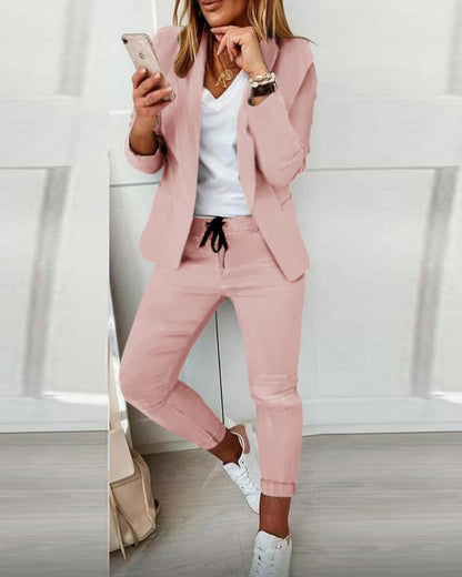 Andrea's™ | Zweiteiliger blazer anzug set