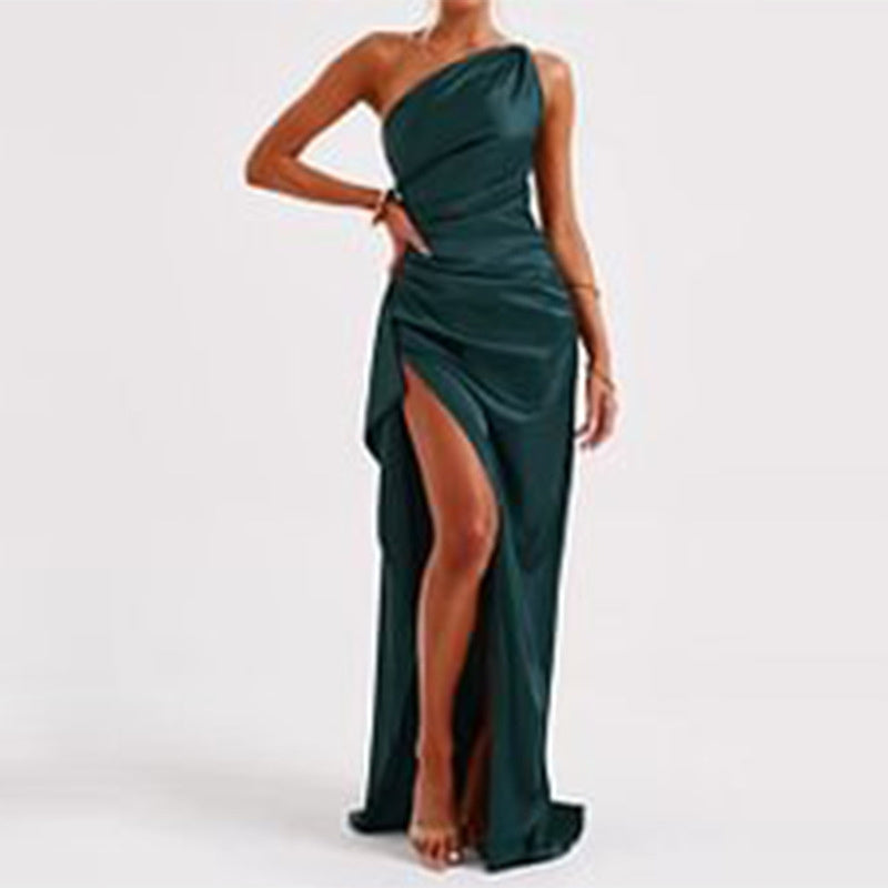 Andrea's™ | One-Shoulder Kleid mit offenem Rücken