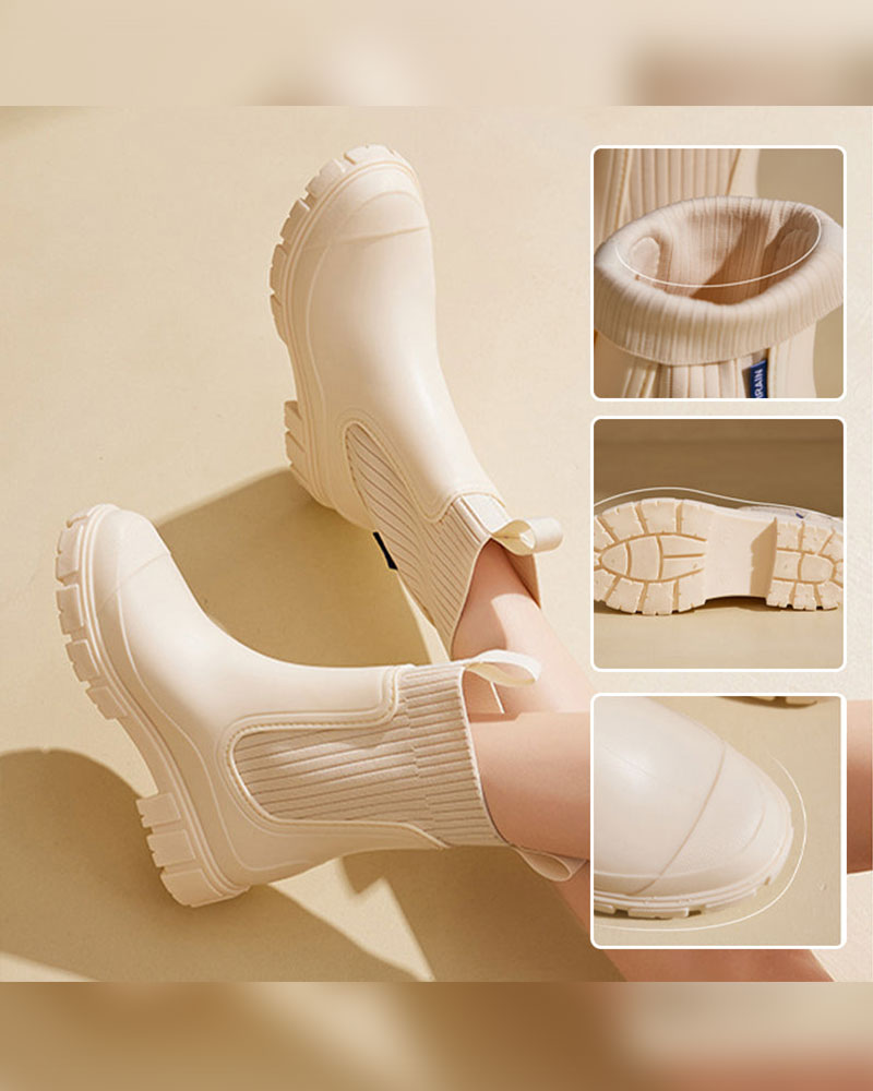 Andrea's™ | Stiefel Wasserdicht Rutschfest Dicke Sohle Mittelschaft