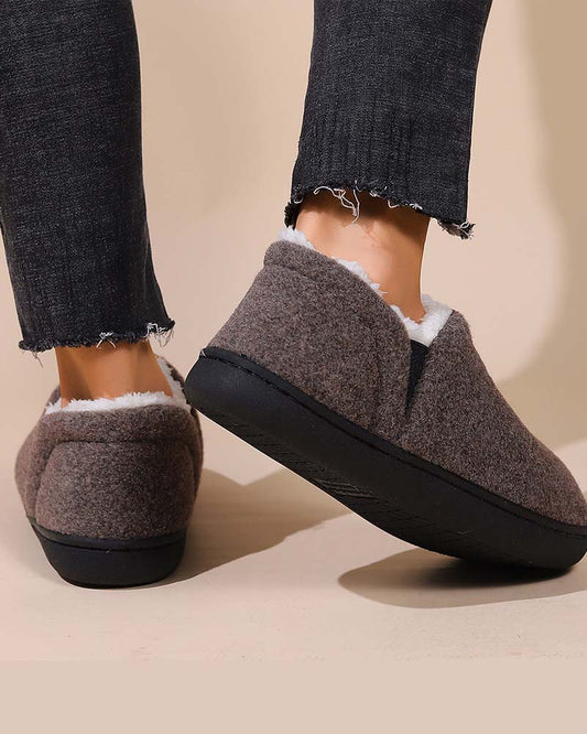 Andrea's™ | Plüschige, einfarbige All-Inclusive-Flachschuhe