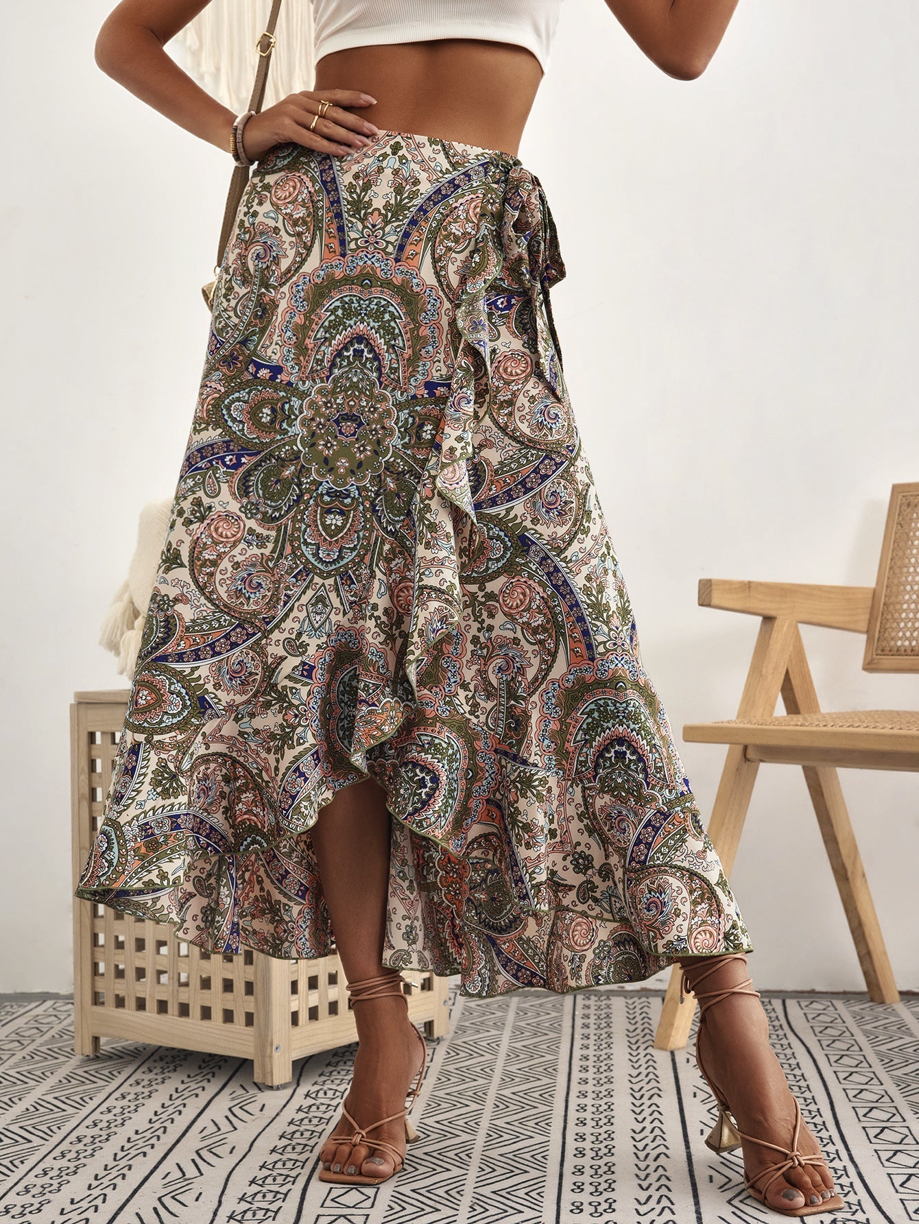 Boho-Rüschenrock von Andrea Serena, inspiriert von Pinterest