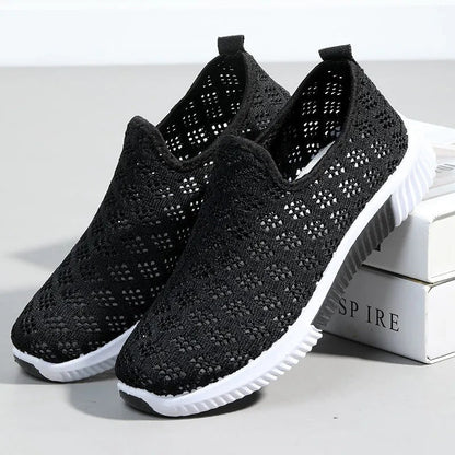 Atmungsaktive Andrea Serena Alltags-Slipper aus Mesh