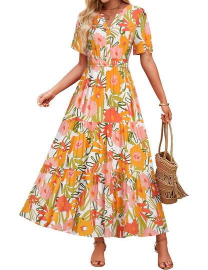 Geblümtes Maxikleid von Andrea Serena – Sommerkomfort