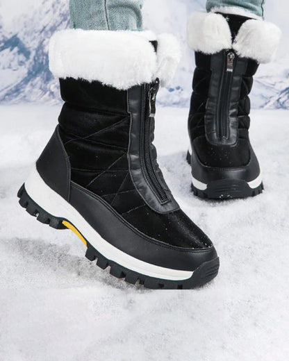Andrea's™ | rutschfeste warme Schneestiefel mit Reißverschluss für Damen