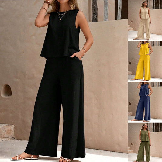 Elegant Loose Cotton Set by Andrea Serena