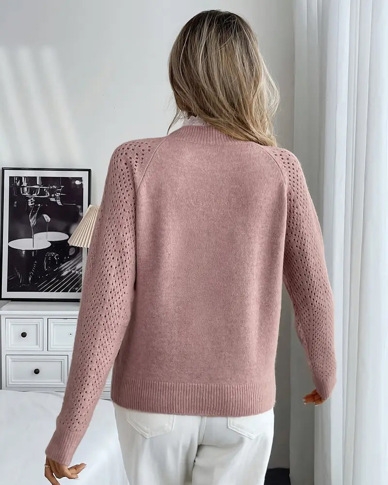 Andrea's™ | Pullover Elegante Rüsche Ausgearbeiteter Saum