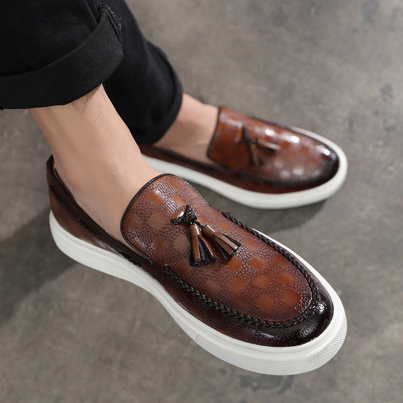 Vielseitige Andrea Serena Herren-Slipper mit Quasten