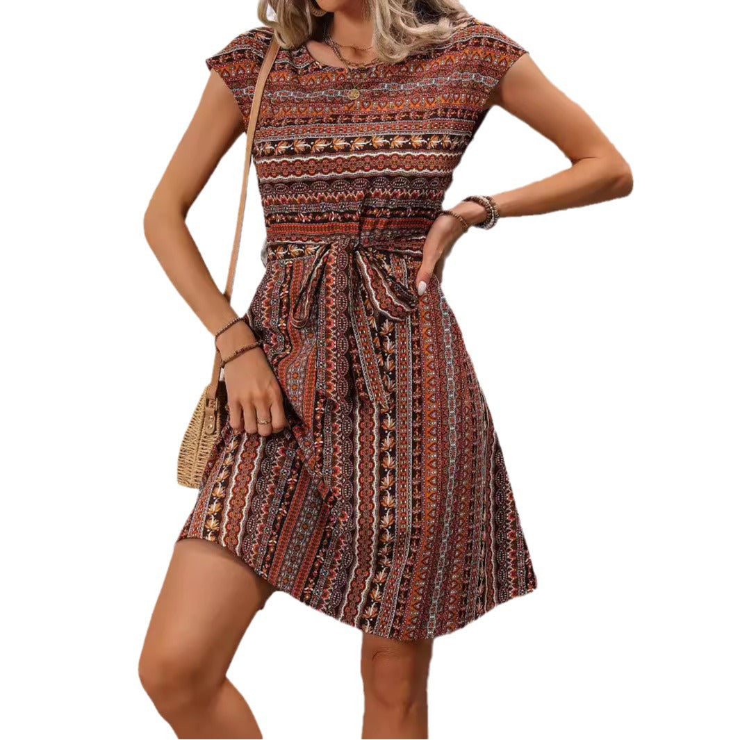 Boho-Kleid im A-Linien-Stil von Andrea Serena – Sommerstil