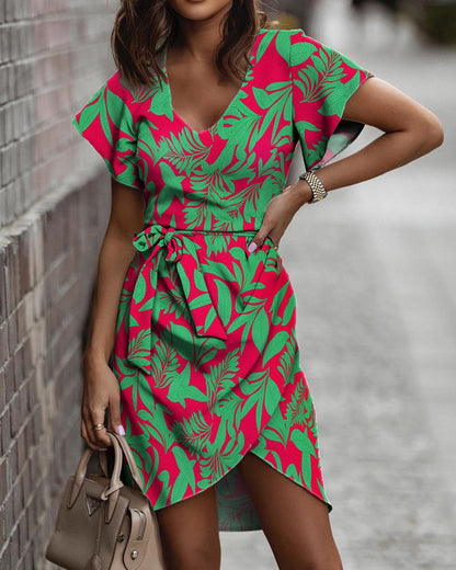 Sommerkleid von Andrea Serena mit lebendigem Print