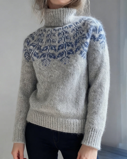 Andrea's™ | modischer Rollkragenpullover im lässigen Stil