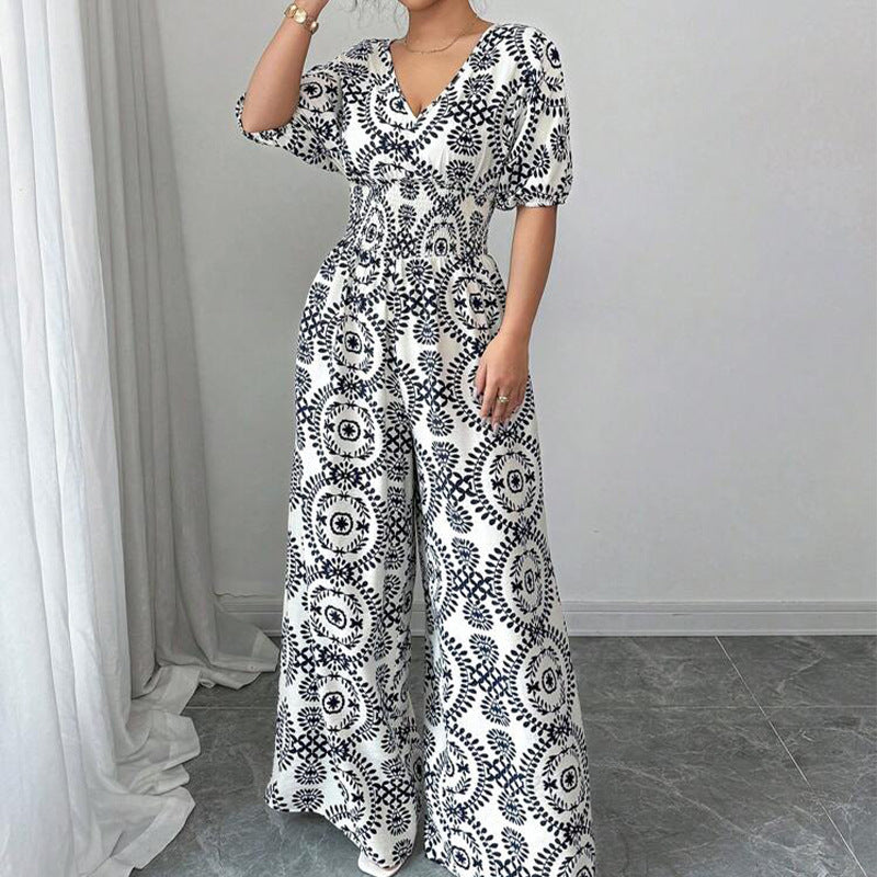 Schicker Jumpsuit mit Boho-Print von Andrea Serena