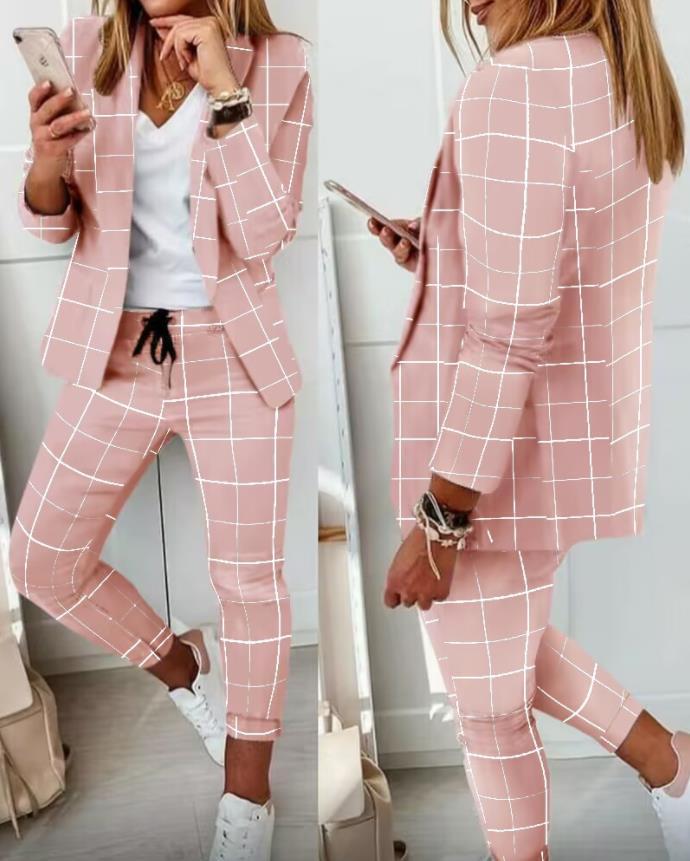 Andrea's™ | Lässiges Damen-Hosenanzug-Set mit geradem Schnitt
