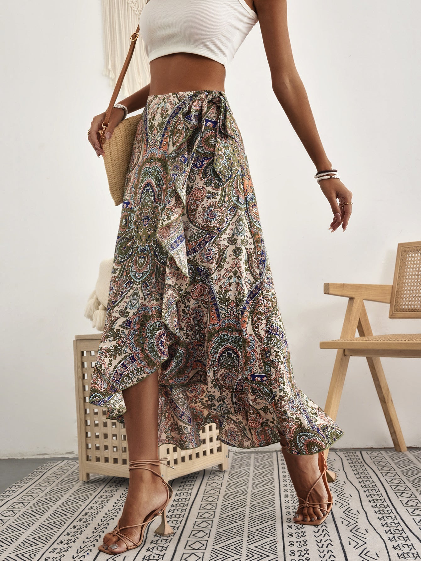 Boho-Rüschenrock von Andrea Serena, inspiriert von Pinterest