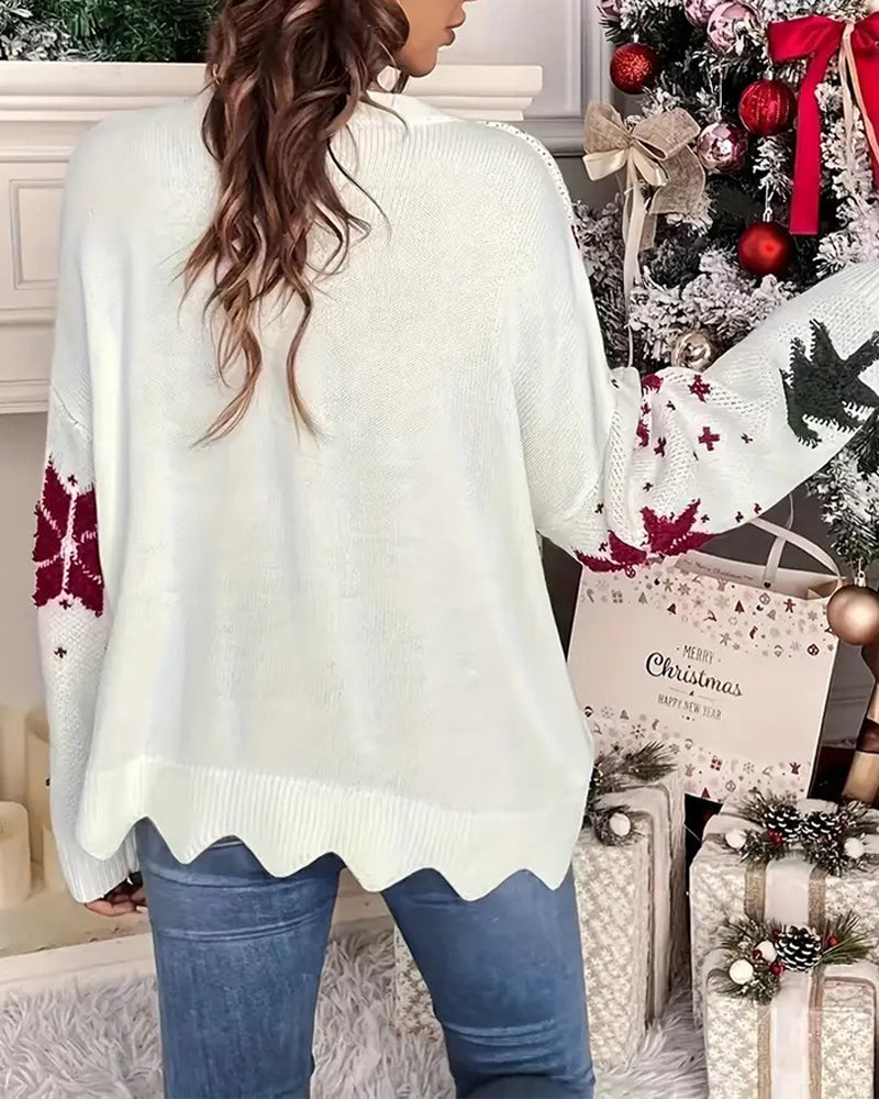 Andrea's™ | Pullover Weihnachtsbaum Design