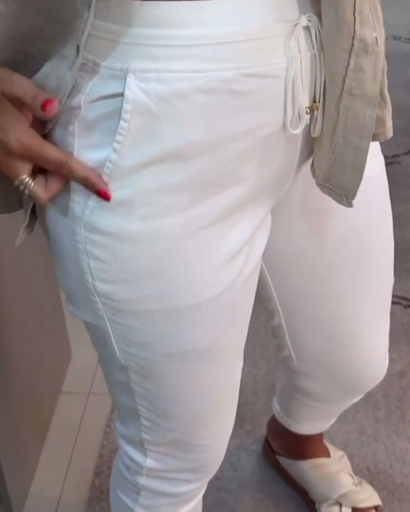 Andrea's™ | Bleistifthose lässig Kordelzug