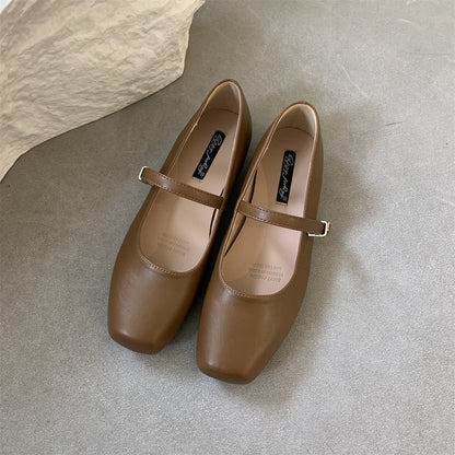 Elegante Andrea Serena Mary Janes mit niedrigem Absatz für jeden Tag