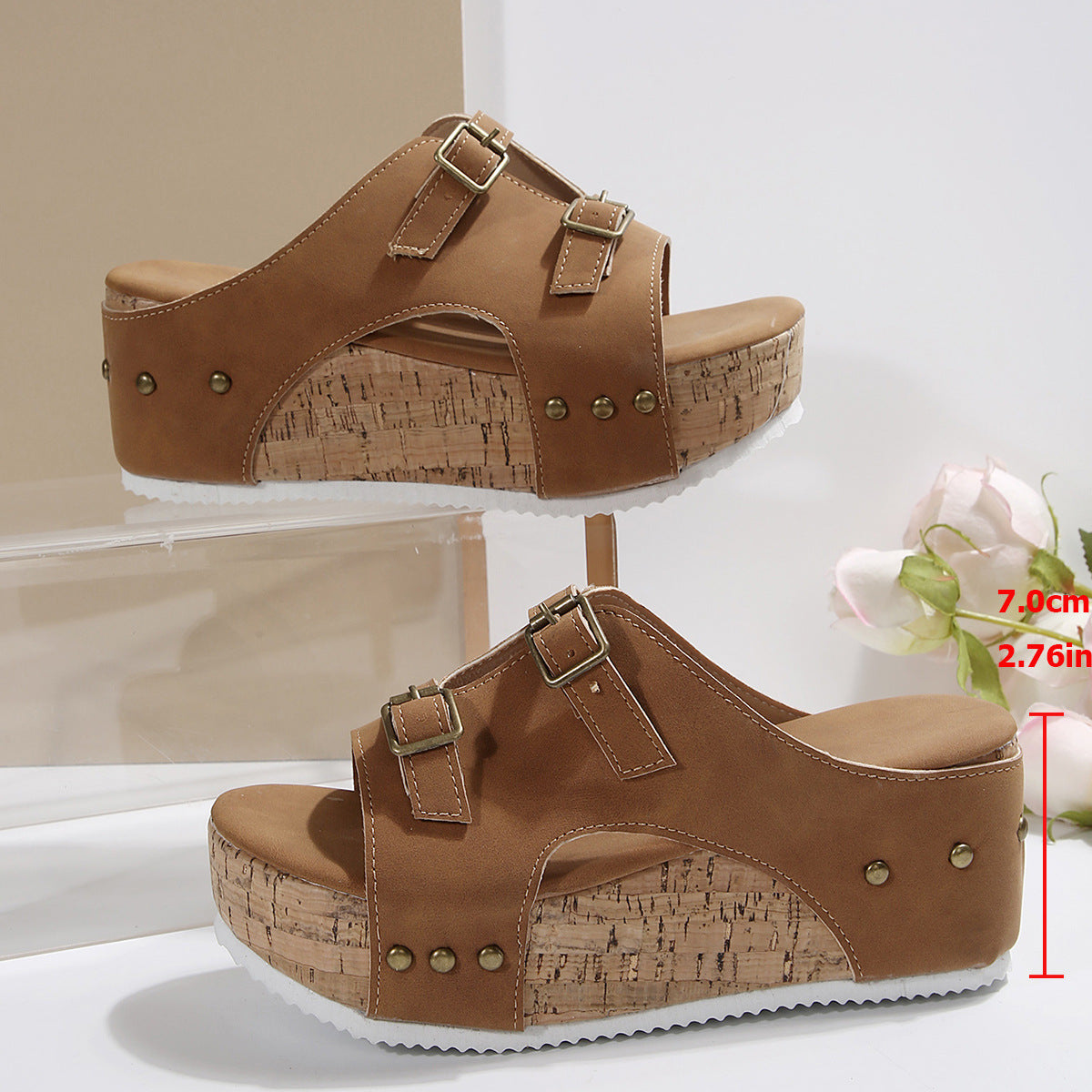 Elegante Plateau-Sandalen von Andrea Serena