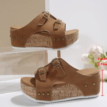 Elegante Plateau-Sandalen von Andrea Serena