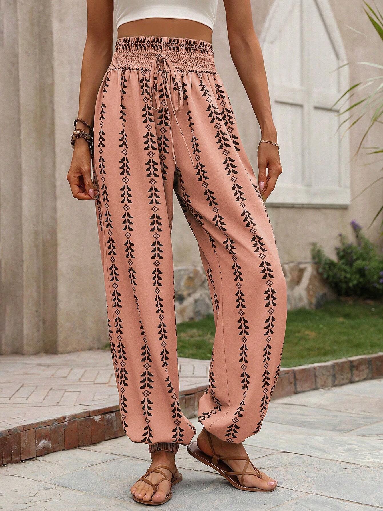 Boho-Hose mit weitem Bein von Andrea Serena