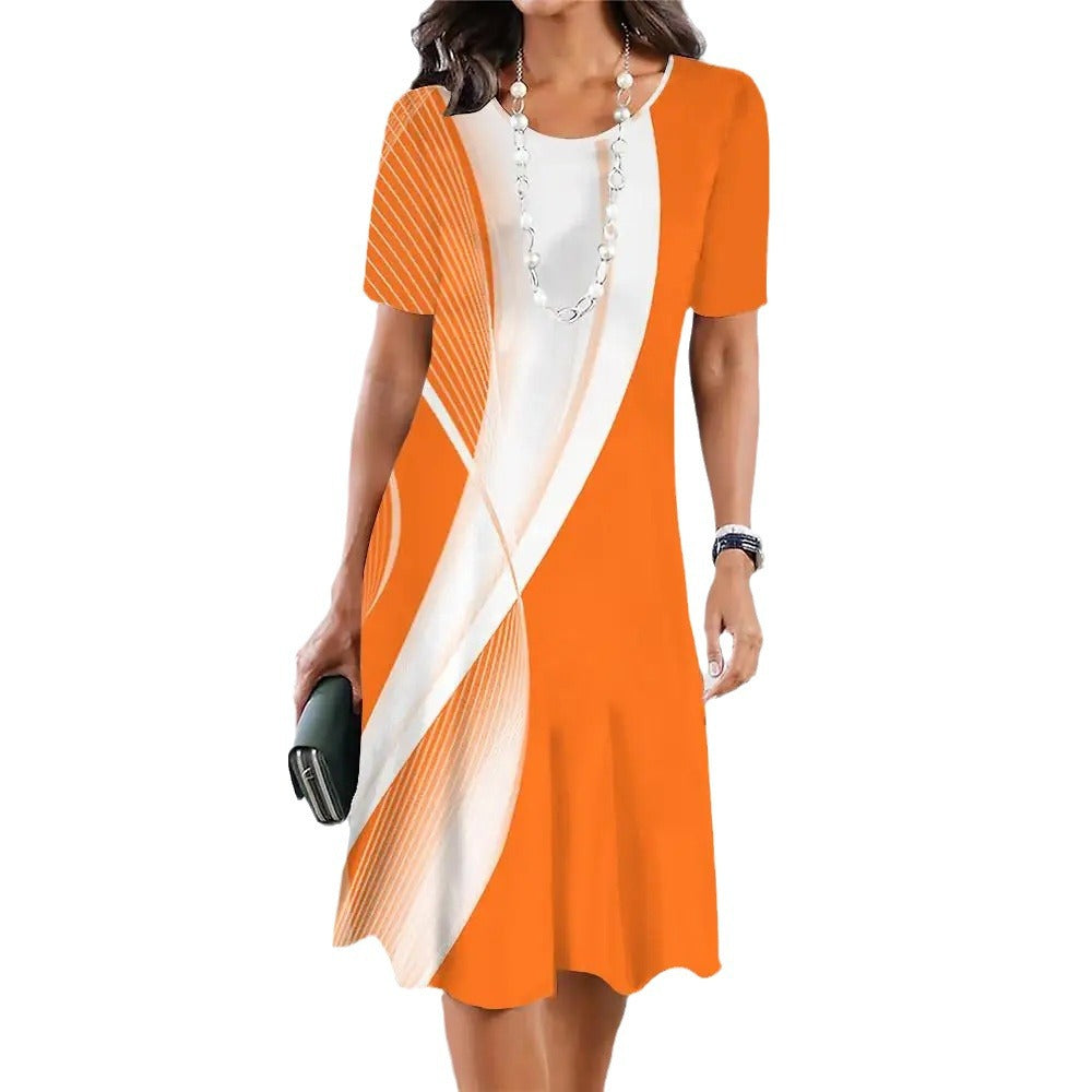 Elegantes Sommerkleid in großen Größen von Andrea Serena