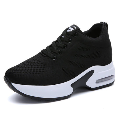 Atmungsaktive Mesh-Plateau-Sneaker von Andrea Serena