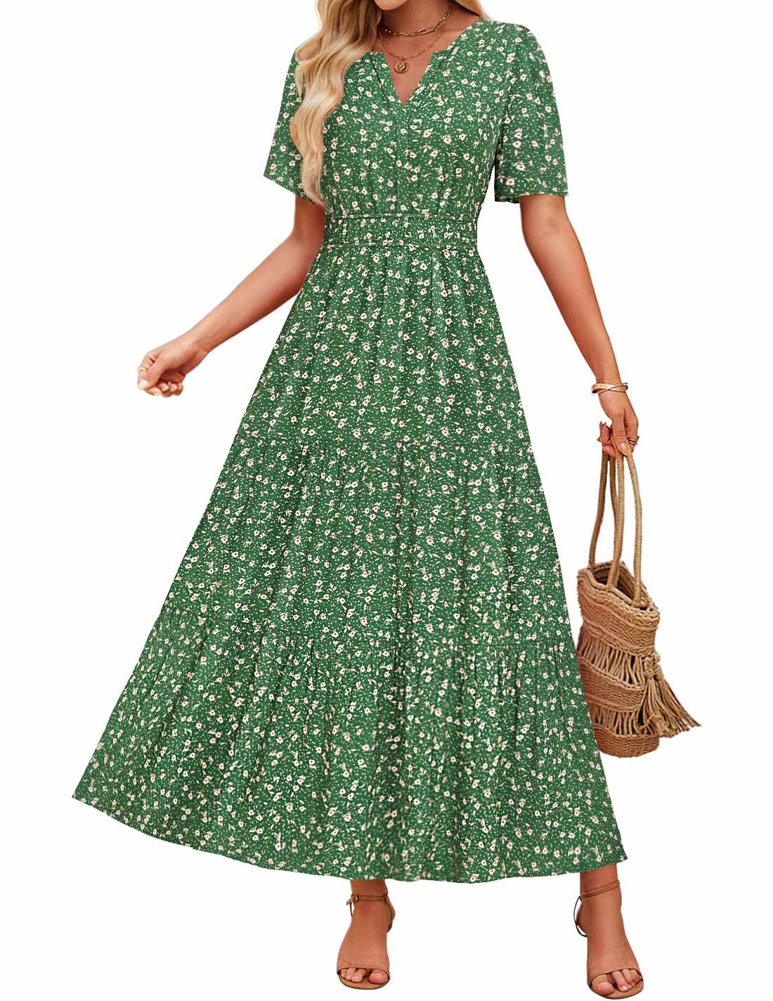 Geblümtes Maxikleid von Andrea Serena – Sommerkomfort